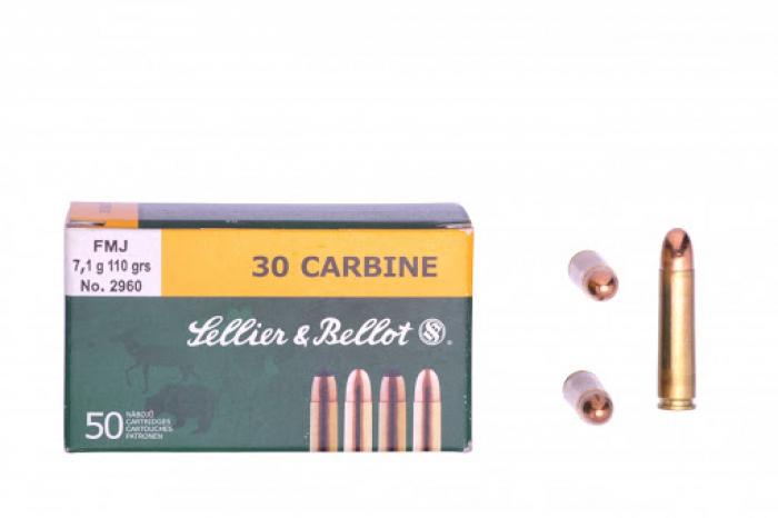 30 Carbine FMJ 7,1 g - Sellier & Bellot