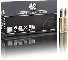 6,5 x 55 RWS DK - 9,1 g