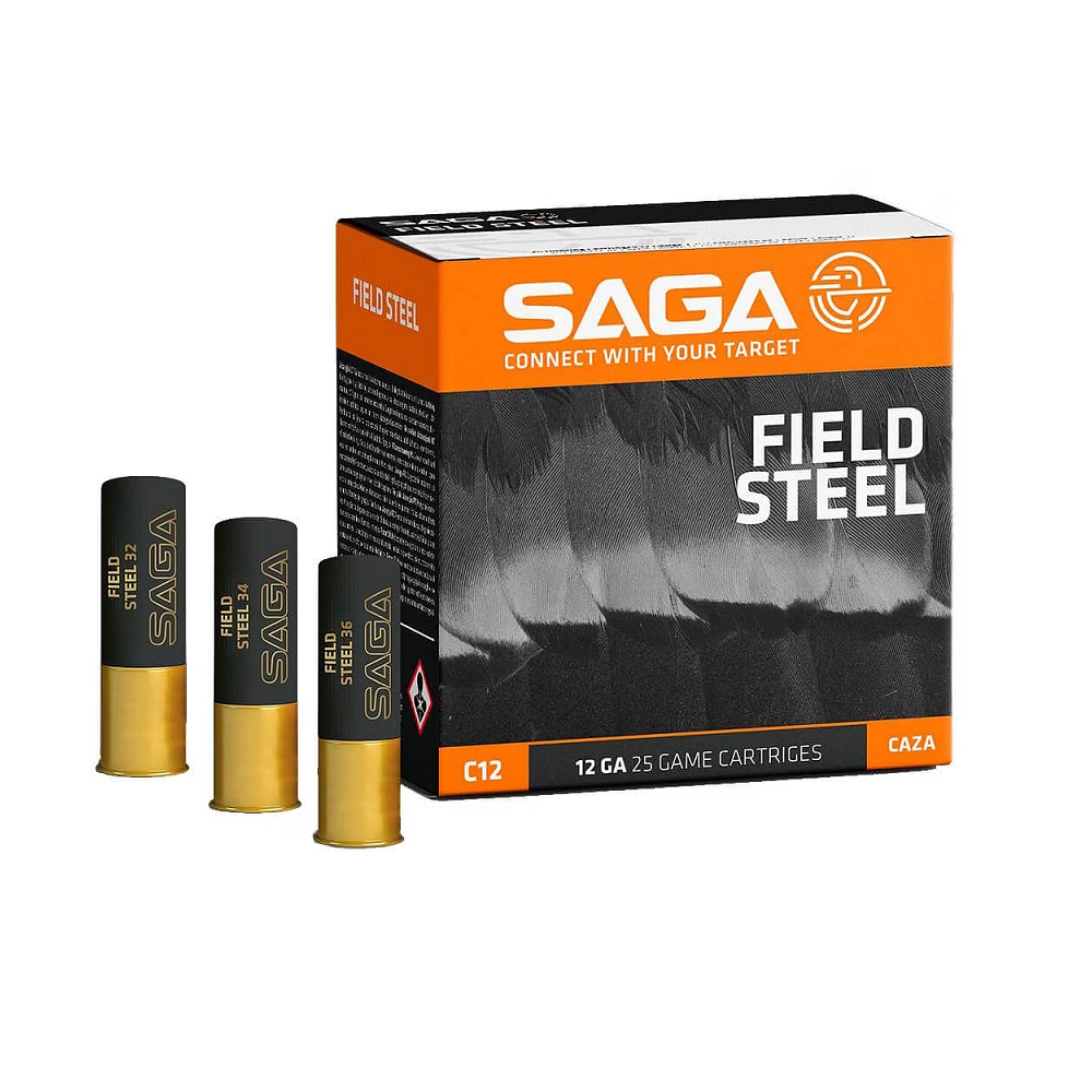 12 x 70 Field Steel Shots 32g - Saga