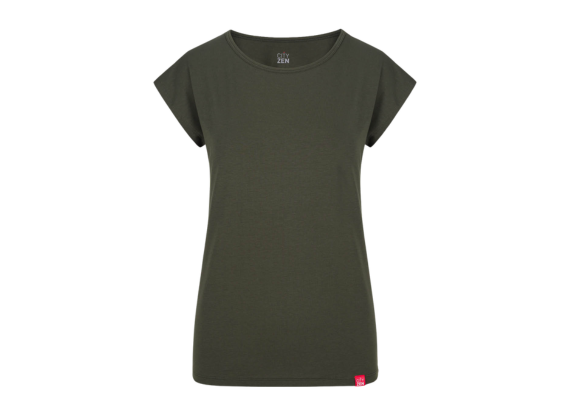 dámské triko Alta CityZen - dark khaki