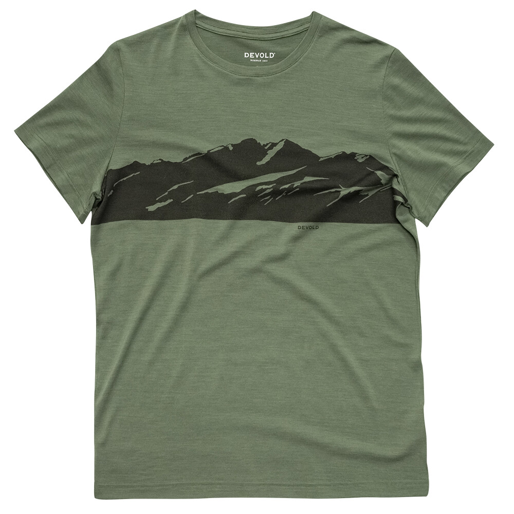 merino triko Devold View Tee man Forest