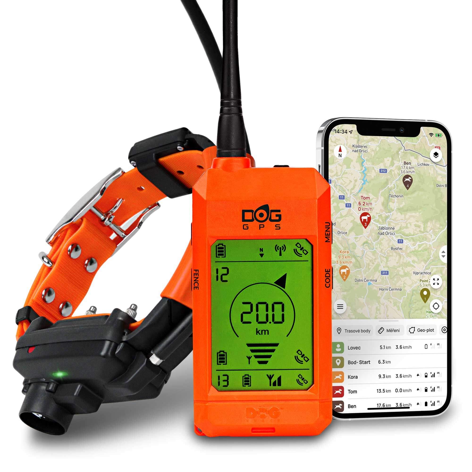 vyhledávací a výcvikové zařízení pro psy se zvukovým lokátorem DOG GPS X30TB - Dogtrace