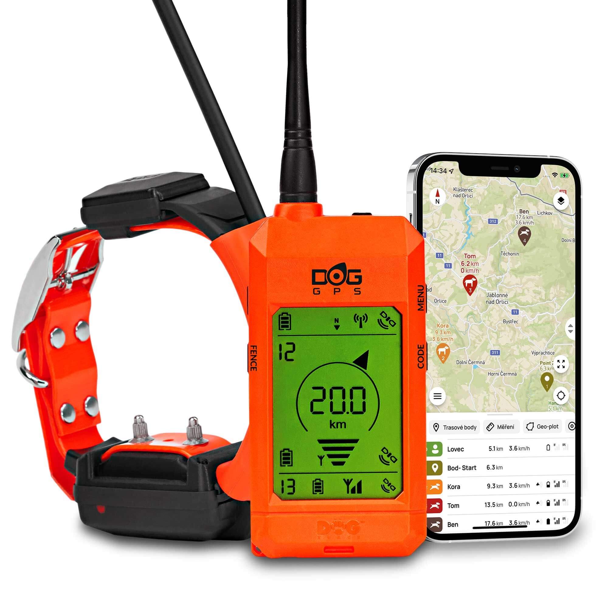 vyhledávací a výcvikové zařízení pro psy DOG GPS X30T - Dogtrace