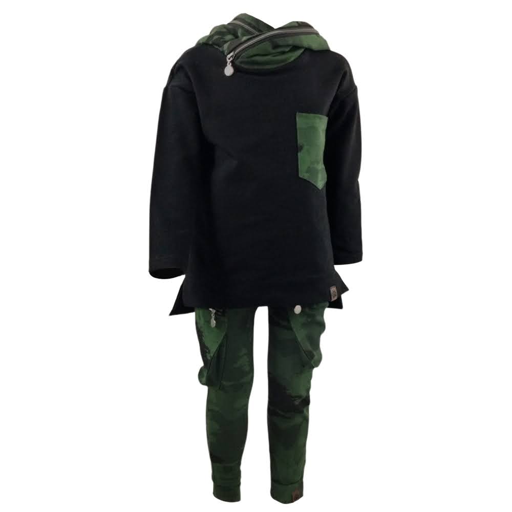 dětská tepláková souprava Good Look - green/black