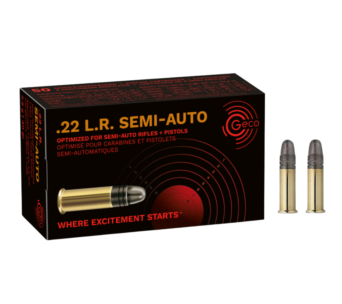 .22 LR Geco Semi Auto - 2,6 g