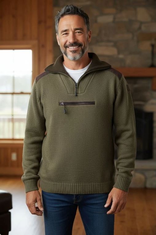 svetr C.I.T. s kapsou