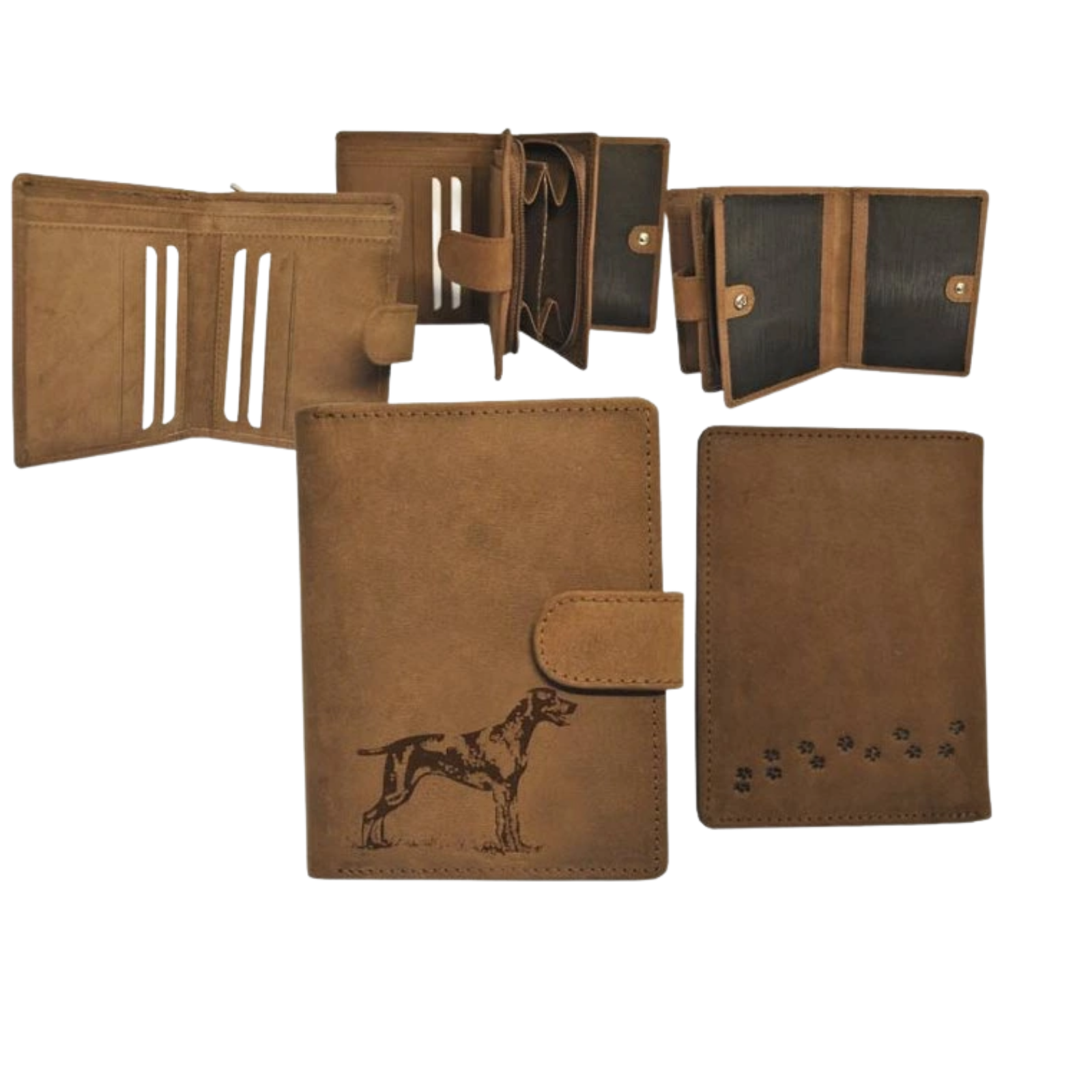 dámská peněženka s přezkou - lovecký pes