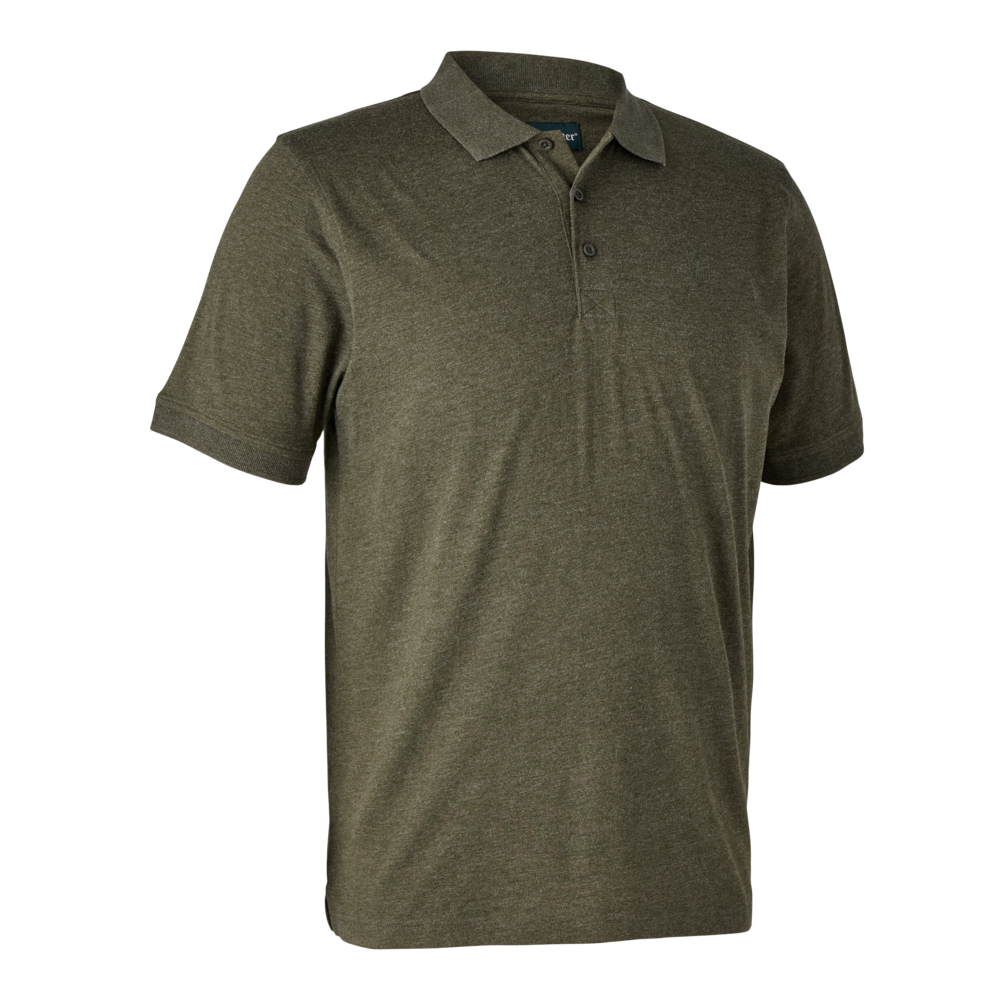polokošile Gunnar Green Melange - Deerhunter