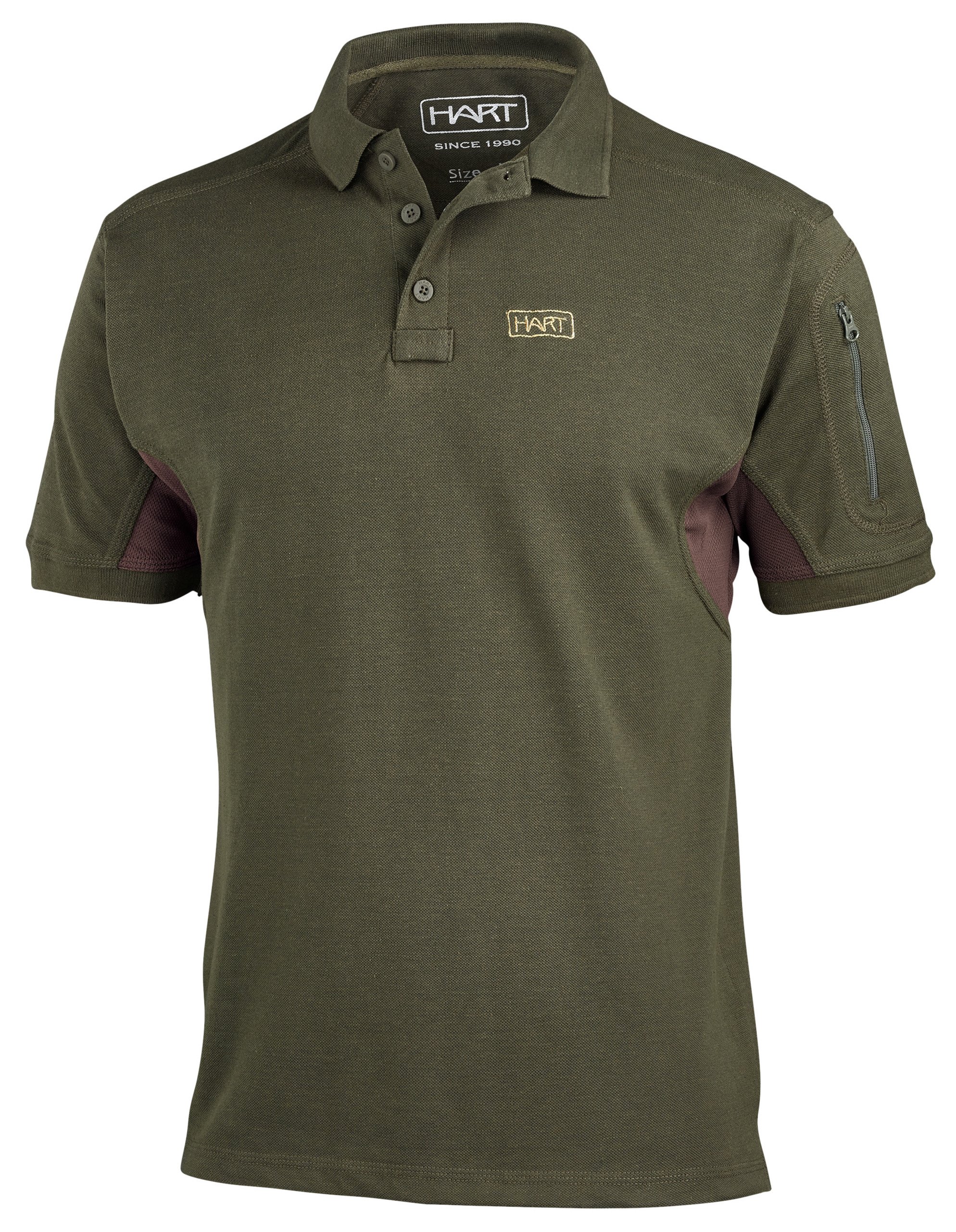 triko-polo Ivory D. Olive - Hart