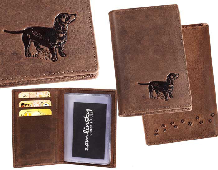 pouzdro na doklady jezevčík hladkosrstý - Zamlinský