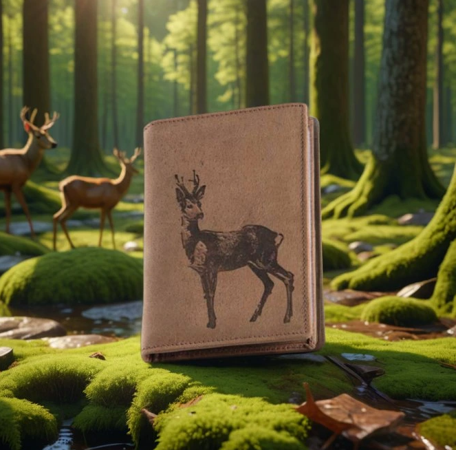 pouzdro na doklady srnec - Zamlinský
