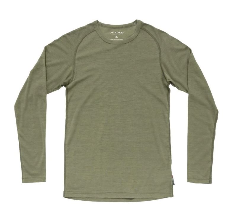 merino triko Lauparen Base man DR green - Devold