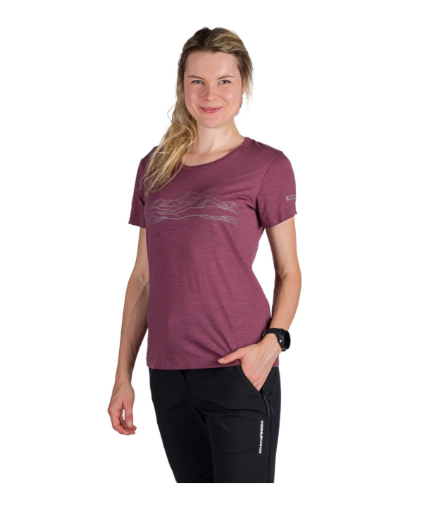 merino triko Jenifer Rosewine - Northfinder